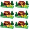Fun Express Foam 3D Camp Scene – Crafts for Kids and Fun Home Activities – VBS Vacation Bible School Supplies/Decor- Craft Kit – 12