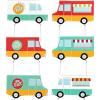 Fun Express Food Truck Yard Signs – VBS Vacation Bible School Supplies/Decor – 6 Pieces