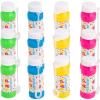 Fun Express Happy Birthday Bubble Bottles – 12 Pieces – Great for Kid Party Supplies and Giveaways