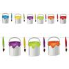 Fun Express Little Artist Paint Bucket Garland for Birthday – Party Decor – Hanging Decor – Pennants – Birthday – VBS Vacation Bible School Supplies/Decor – 1 Piece
