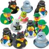 Fun Express Super Hero Villain Rubber Duckies – Birthday Party Toys, Favors and Supplies (Set of 12)
