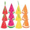 Fun Express TUTTI FRUTTI PARTY HATS – Apparel Accessories – 12 Pieces