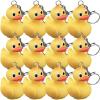 Fun Express Vinyl Ducky Key Chains – Apparel Accessories – 12 Pieces
