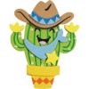 Fun Express Western Cowboy Cactus Magnet Craft Kit Makes 12 – Kids Arts and Crafts for Ages 4-8 and 8-12 | DIY Party Favors and Goody Bag Stuffers | Mess-Free Foam Craft Supplies for Boys and Girls