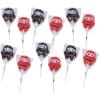 Martial Arts Ninja Suckers – 12 Lollipops, Cherry Flavored – Ninja and Karate Birthday Candy Party Favors