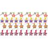 Star Sand Art Bottle Key Chains – Set of 12 – DIY Crafts for Kids and Fun Home Activities(2″ with 1″ metal ring (Pack of 2))