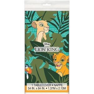 Fun Express – Lion King Plastic Tablecover – 54″x 84″ for Birthday – Party Supplies – Licensed Tableware – Misc Licensed Tableware – Birthday – 1 Piece