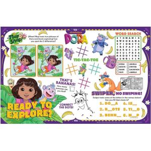 Fun Express 17″ x 11″ Dora the Explorer Activity Paper Placemats – 12 piece