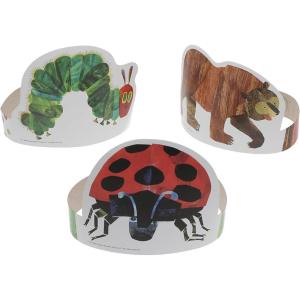 Fun Express 22 1/2″ World of Eric Carle Story Character Paper Crowns – 12 Pieces