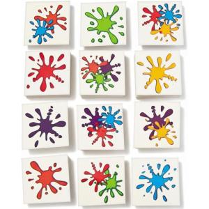 Fun Express ARTIST PAINT SPLASH TATTOOS – Apparel Accessories – VBS Vacation Bible School Supplies/Decor – 72 Pieces
