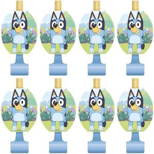 Fun Express Bluey Party Blowouts – 8 Pc
