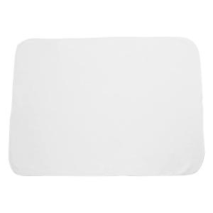 Fun Express DIY White Sublimation Blank Large Baby Blanket