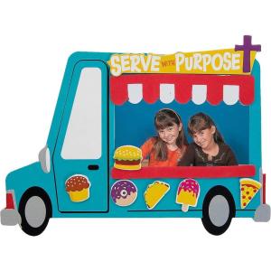 Fun Express Food Truck VBS Picture Frame Magnet Craft Kit – VBS Vacation Bible School Supplies/Decor – Makes 12