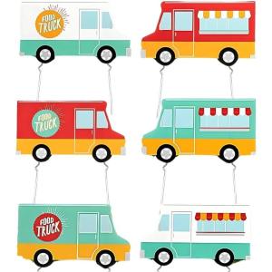 Fun Express Food Truck Yard Signs – VBS Vacation Bible School Supplies/Decor – 6 Pieces