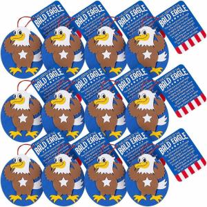 Fun Express Legend of The Bald Eagle Ornament CK-12 – Craft Kits – 12 Pieces
