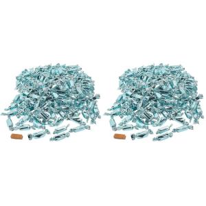 Fun Express Light Blue Foil Wrapped Caramels 2lb Bulk – Baby Shower Favors & Gender Reveal Candy | Individually Wrapped Soft Caramel Creams for Wedding, Party & Candy Buffet – 189 Pieces (Pack of 2)(1.8 x 8.7 x 10.1 inches (Pack of 2))