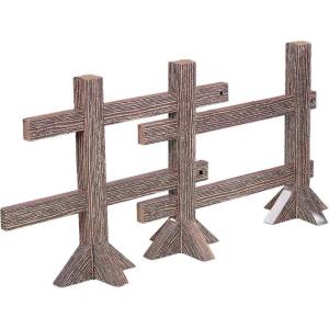 Fun Express Split Rail Fence Post Cardboard Cutout Stand-Ups Life Size – 2 Piece Set 86″ x 40″ | Western Party Decorations, Farm Theme Props for VBS, Photo Booth & Cowboy Events