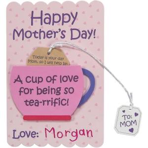 Mother’s Day Tea Cup of Love Card Craft Kit (Makes 12) Crafts for Kids and Fun Home Activities