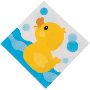 Rubber Ducky Luncheon Napkins – Party Supplies – 16 Pieces