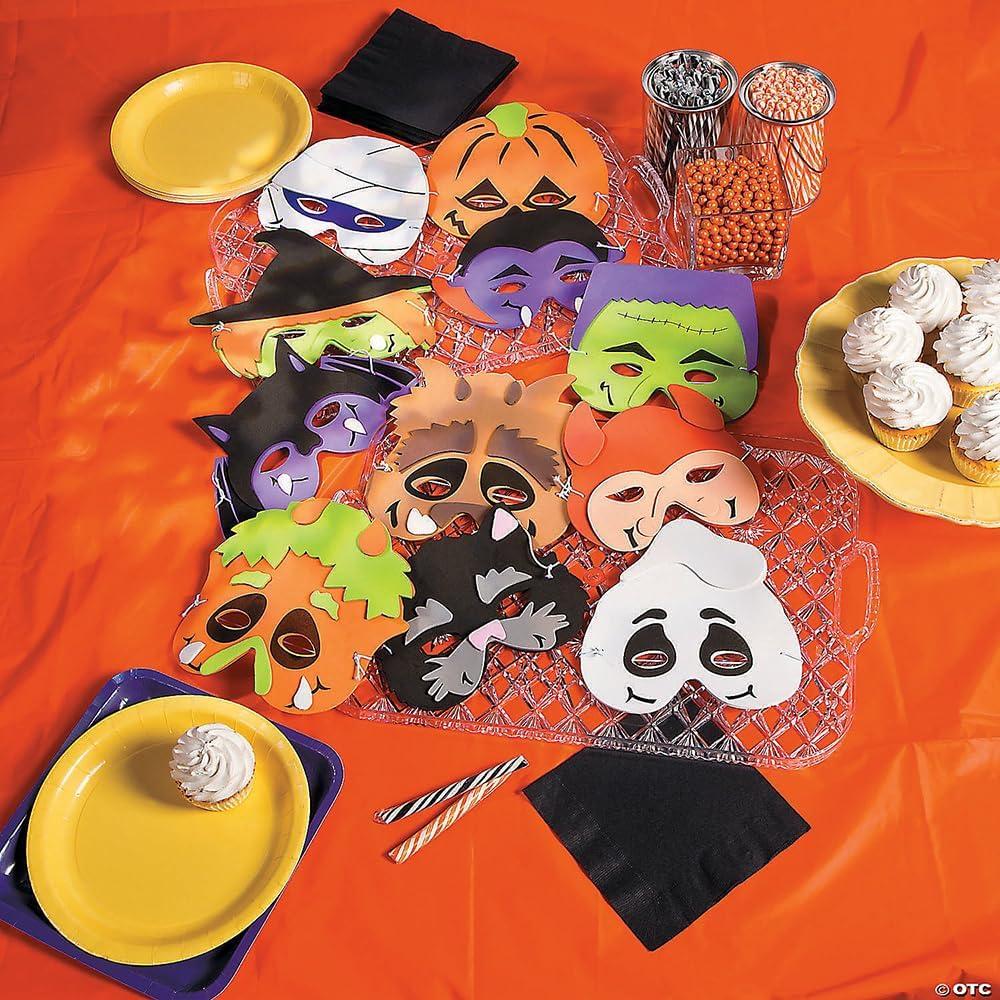 image:imageFun Express Foam Monster Masks for Halloween Apparel Accessories Costume Accessories Masks Halloween 12 Pieces