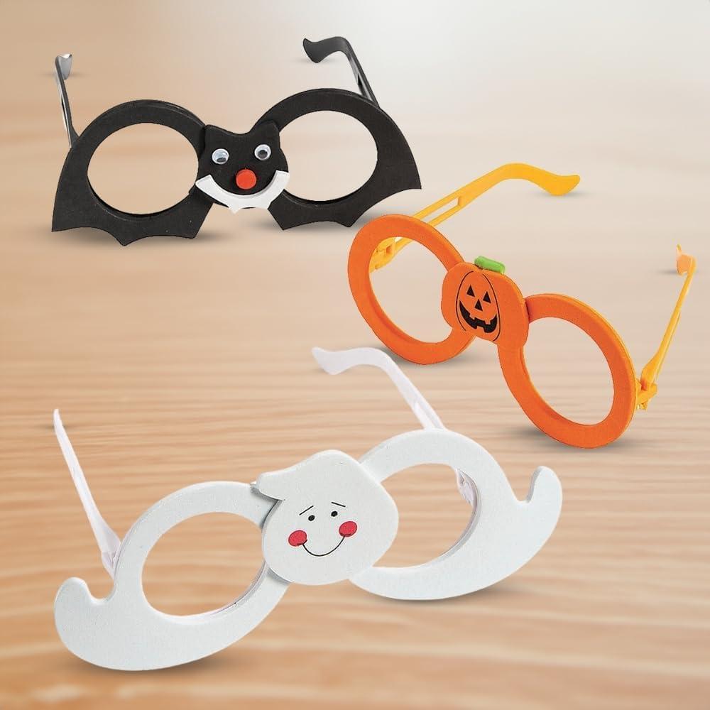 image:imageFun Express Halloween Foam Shaped Glasses for Halloween Apparel Accessories Eyewear Novelty Glasses Halloween 12 Pieces