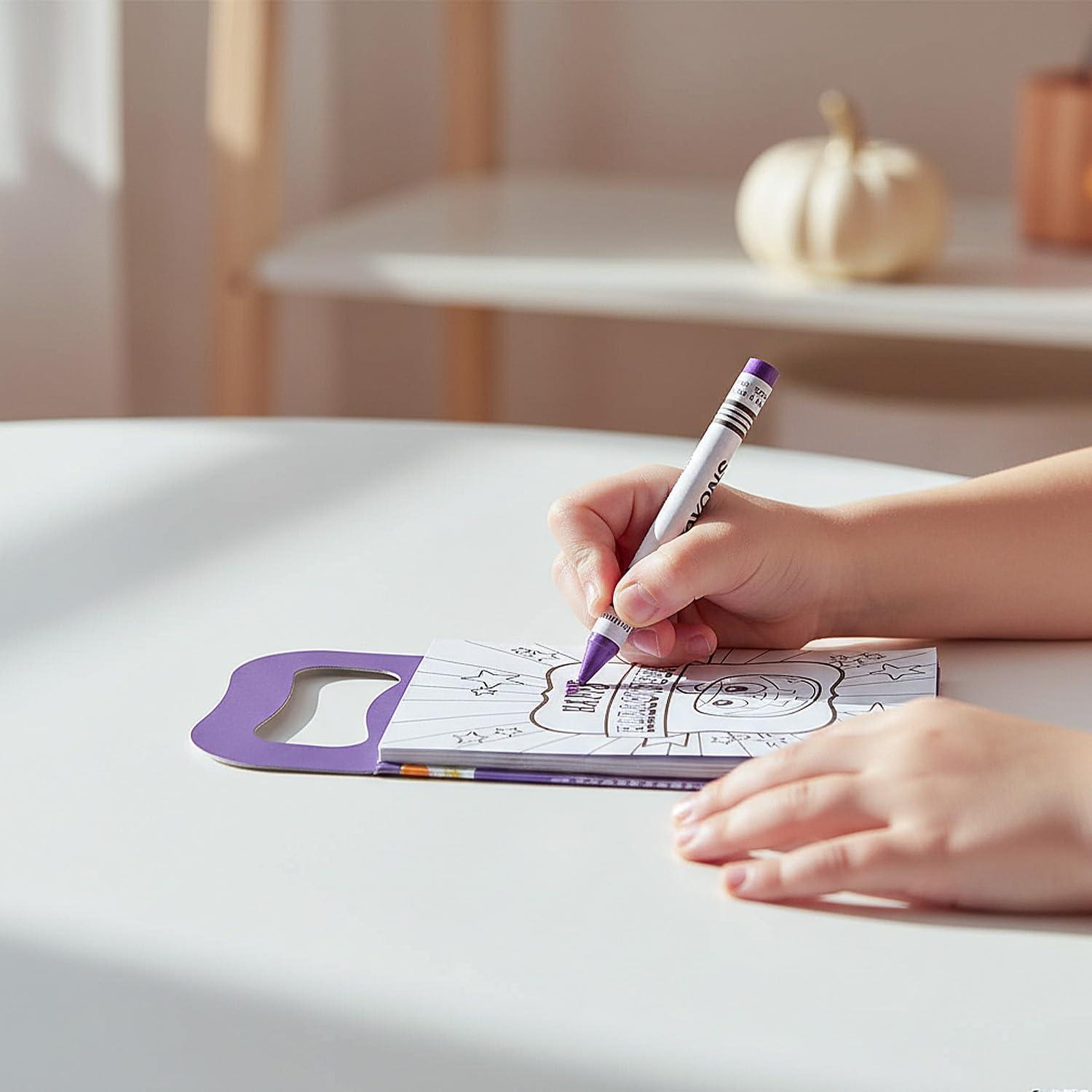 image:imageFun Express Mini Halloween Activity Books with Crayons set of 12 books and 12 box of crayons Party Supplies