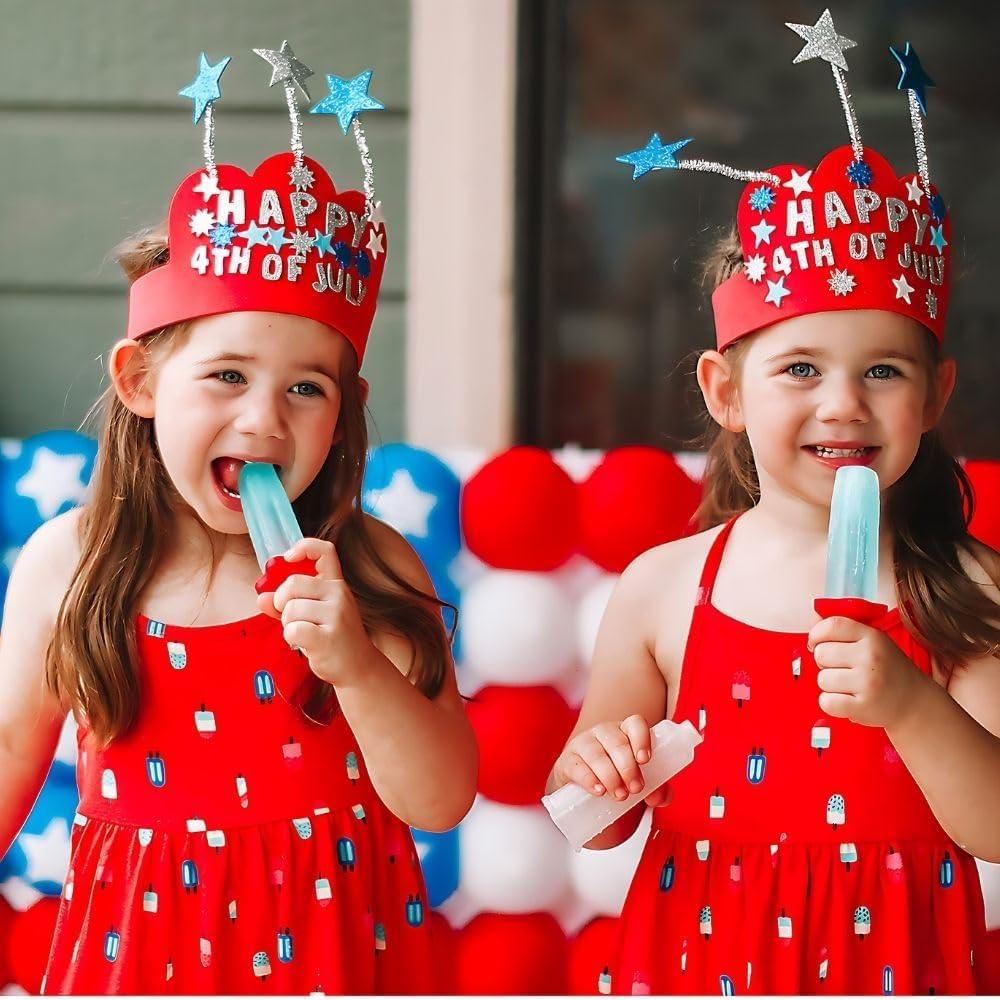 image:imageFun Express Patriotic Star Popsicle Molds 2 Pieces Ice Pop Maker Set for Kids amp Toddlers Homemade Frozen Treat Mold with Fun Shapes Plastic Freezer Popsicles Molds for 4th of July Summer Parties