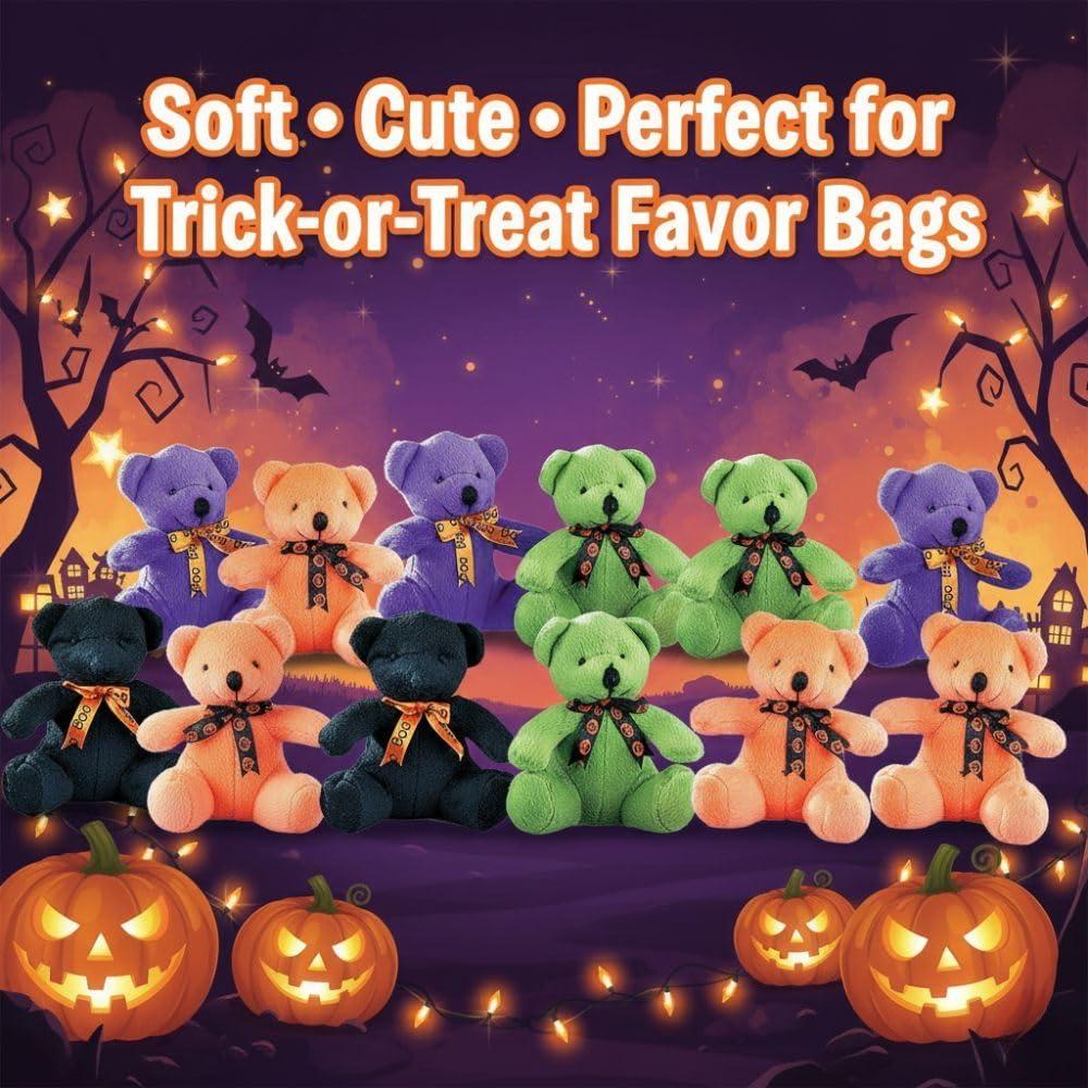 image:imageFun Express Plush Halloween Bears Toys 12 Pieces