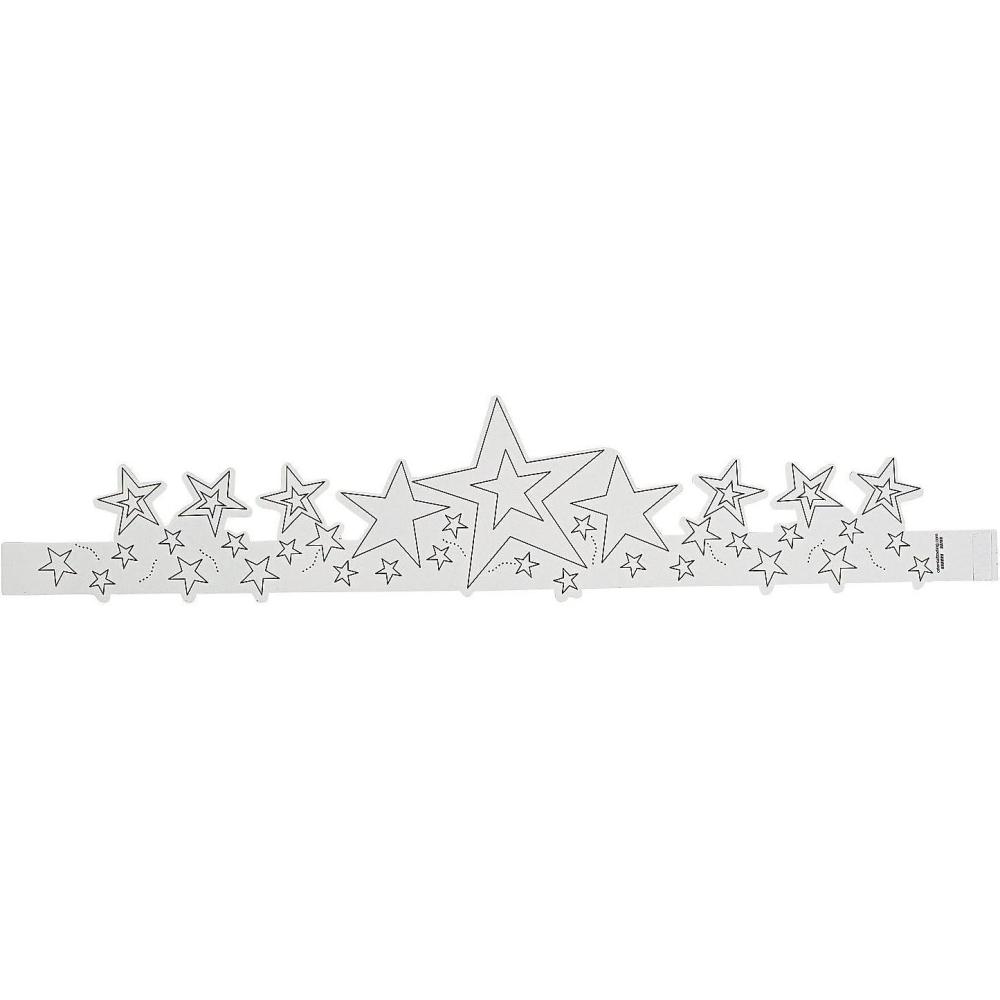 image:imageFun Express Color Your Own Patriotic Star Crowns  DIY Craft Kit for Kids Perfect for 4th of July amp Memorial Day Celebrations Fun Kids Craft Project to Show American Pride  12 Pieces