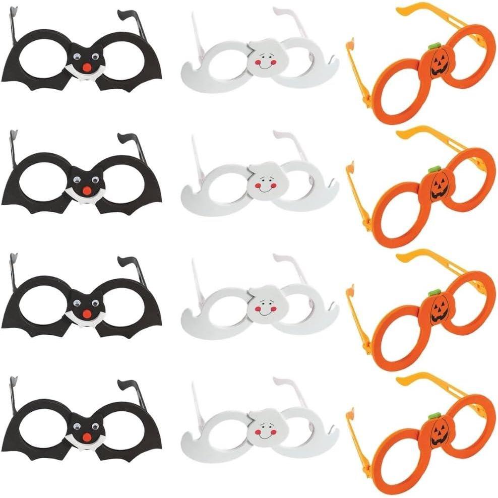 image:imageFun Express Halloween Foam Shaped Glasses for Halloween Apparel Accessories Eyewear Novelty Glasses Halloween 12 Pieces