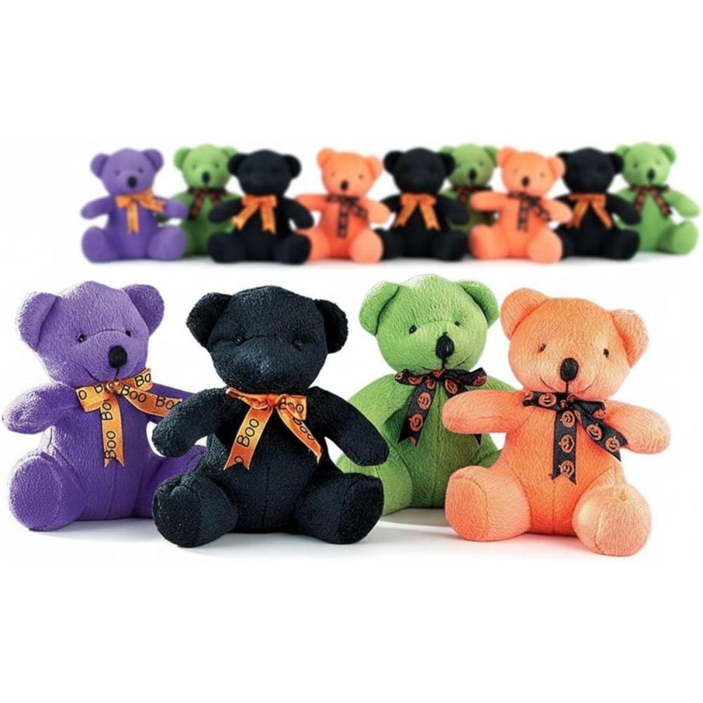 image:imageFun Express Plush Halloween Bears Toys 12 Pieces