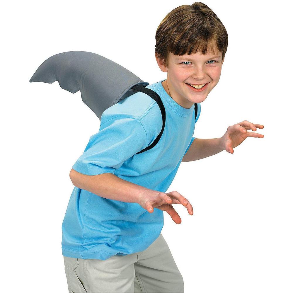 image:imageFun Express Shark Fin Accessory Shark Costume for Kids amp Adults with Adjustable Elastic Straps Shark Tail Back Fin for Halloween Costume Parties amp Beach Events Easy Shark Outfit Accessories
