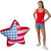 43″ x 38″ Patriotic Star Polyester Light-Up Airblown Decoration