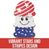 Fun Express 1 3/4″ x 4 1/2″ Patriotic Ice Cream Cone Magnet Craft Kit – Makes 12