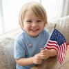Fun Express 1″ Patriotic Uncle Sam Hat-Shaped Metal Pins – 12 Pieces