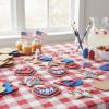 Fun Express 3 1/2″ – 3 3/4″ 4th of July Star and Heart Cookie Magnet Craft Kit – Makes 12