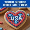 Fun Express 3 1/2″ – 3 3/4″ 4th of July Star and Heart Cookie Magnet Craft Kit – Makes 12