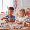Fun Express 3 3/4″ – 4 1/2″ Patriotic Cow Characters Magnet Craft Kit – Makes 12