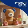 Fun Express 4 1/4″ x 4 1/2″ Patriotic Stars & Stripes Stuffed Bears – 12 Pieces
