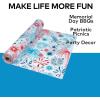 Fun Express 40″ x 100 Ft. Patriotic Disposable Plastic Tablecloth Roll, Great for 4th of July, Memorial Day, Veteran’s Day and Other Americana Events, Choose Your Color (Stars Stripes)(Firework)