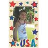 Fun Express Color Your Own Patriotic Picture Frame Magnets – DIY Craft Kit for Kids Perfect Memorial Day 4th of July & Holiday Crafts Creative Activities for Kids Personalize & Decorate – 12 Pieces