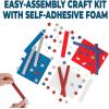 Fun Express Glitter Patriotic Lantern CK-12 – Craft Kits – 12 Pieces