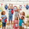 Fun Express Glitter Patriotic Lantern CK-12 – Craft Kits – 12 Pieces