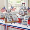Fun Express God Bless America Keychains with Psalm 33:12 Card 12 Pieces