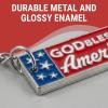 Fun Express God Bless America Keychains with Psalm 33:12 Card 12 Pieces