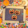 Fun Express Halloween JOL Felt Magnet CK-12 – Craft Kits – 12 Pieces
