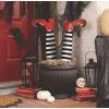 Fun Express Metal Upside Down Witch Legs Yard Stakes – Outdoor Halloween Home Decor – 2 Pieces