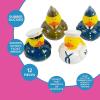 Fun Express Military Rubber Ducks Bulk 12 Pack – Army Party Favors for Kids Birthday & Classroom Prizes | Patriotic Rubber Duckies Set | Small Toys for Treasure Box, Carnival Prizes & Pinata Stuffers