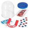 Fun Express Patriotic God Bless America Glitter Globe Craft Kit – Makes 12