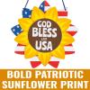 Fun Express Patriotic God Bless the USA Sunflower Sign Foam Craft Kit – Makes 12